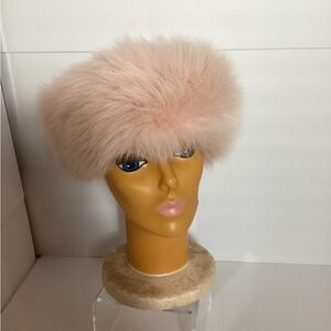 NWOT fur headwrap